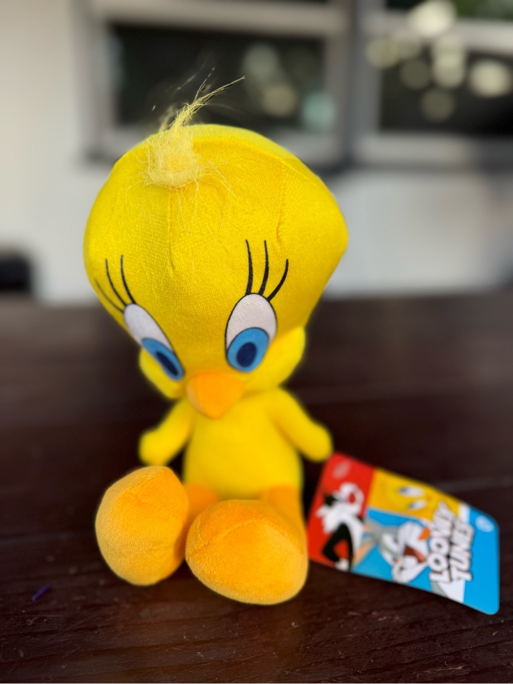 Looney Tunes Tweety Bird Small Yellow Plush Stuffed Animal 7.5”